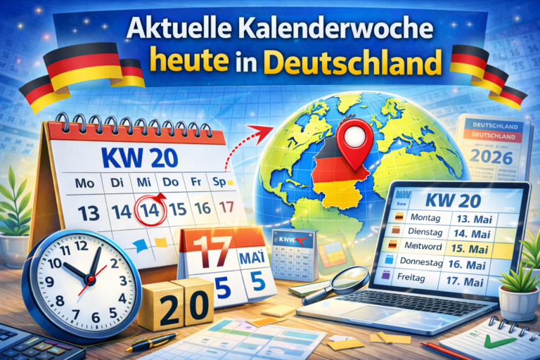 Aktuelle Kalenderwoche heute in Deutschland
